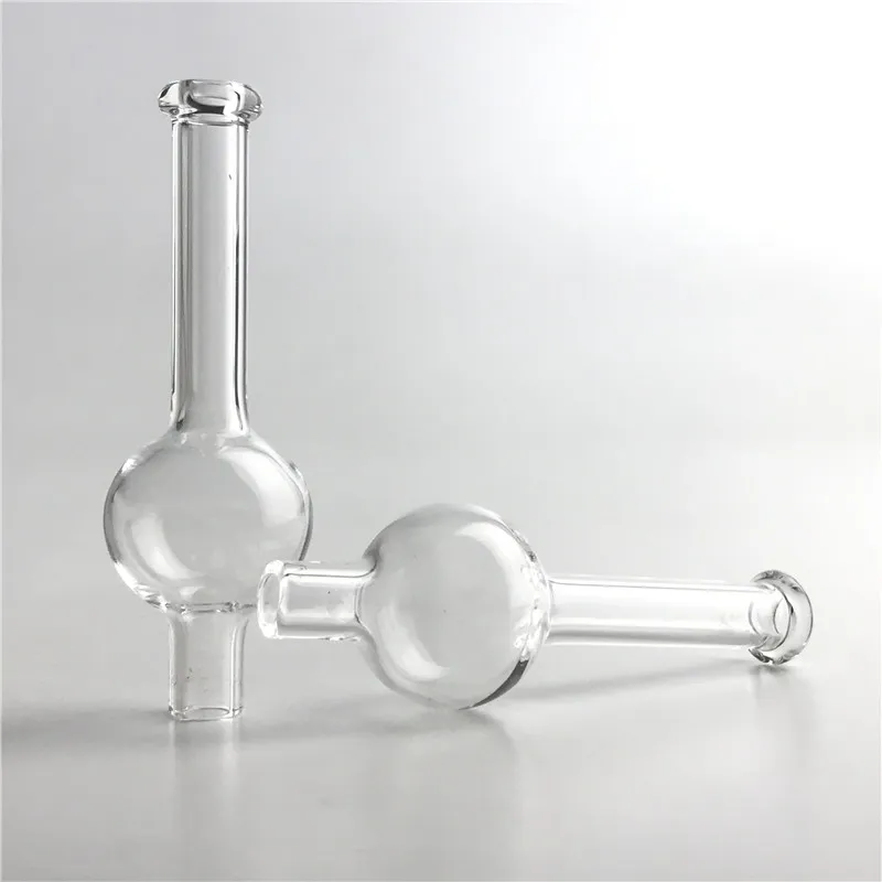 Universal Glass Ball Carb Cap Dabber med Clear Hookah Tjockkapslar för Quartz Banger Thermal Terp Core Flat Top Domeless Nail