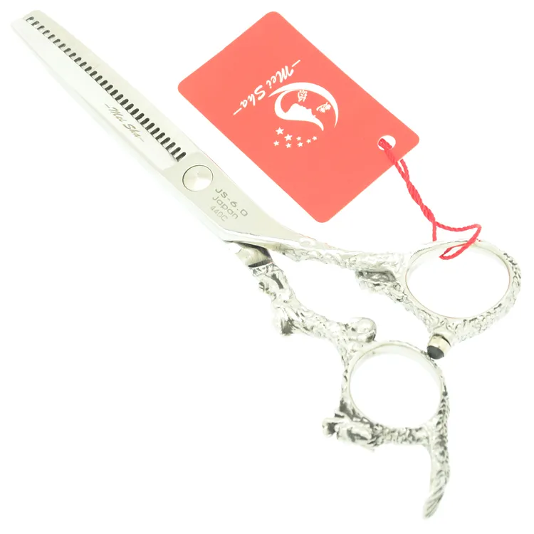 6.0inch Meisha Hair Shearning Shears Tesouras Berber Scissors JP440Cヘアカットはさみの理髪はさみの美容ツール、HA0267