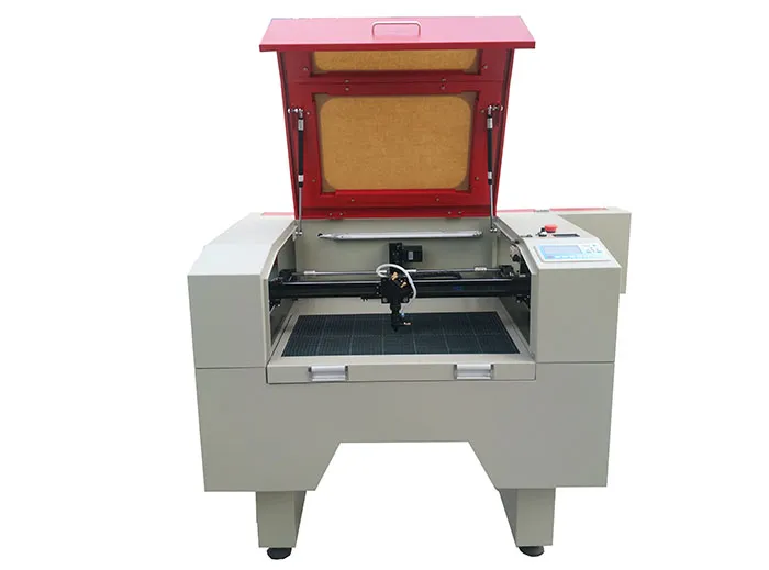 6040 60w laser grava CO2 e máquina de corte, mesa de trabalho favo de mel para o ABS, acrílico e outros materiais não-metálicos