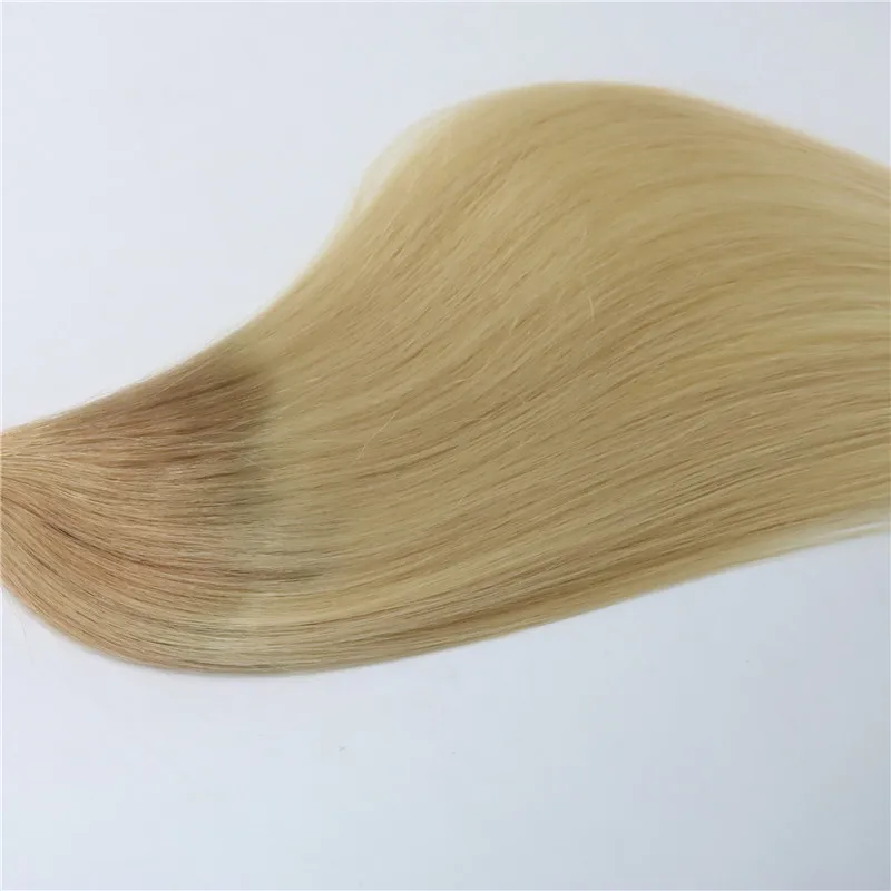 Tintura de Dedo de dois tons Ombre Cabelo 100 Fios 100g / set Eu Ponta da vara Cabelo Pré-ligado Remy Brasileiro Extensão Do Cabelo Humano