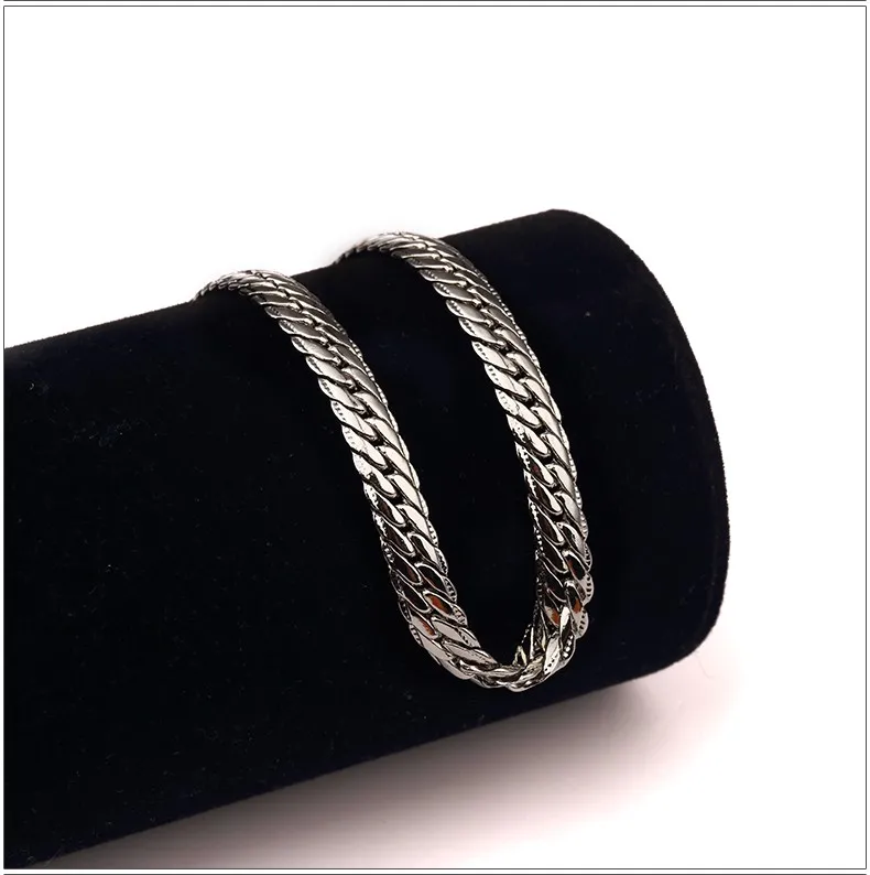 New Statement Bracciale Unisex Gioielli Hip Hop Bracciale Matel Catena a maglie placcata oro argento uomo Donna Elegante