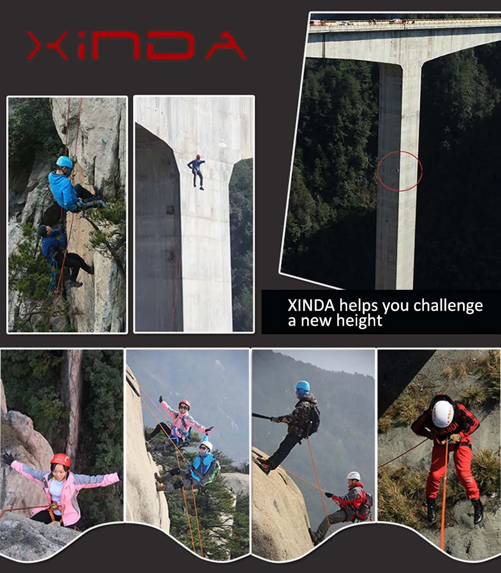 Xinda XD - A9501 Kablo Demet Büst Kemer Açık Kaya Tırmanma Kabuğu Rappelling Equipment Kablo Demeti Emniyet Kemeri Taşıma Torbası Toptan Satış