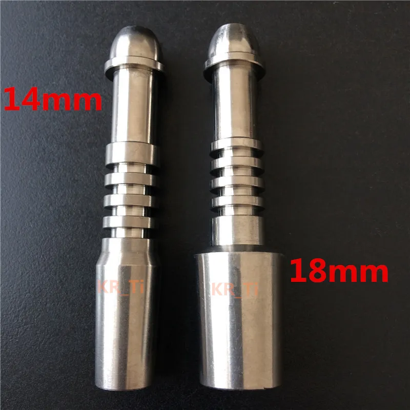 2017 plus récent Nectar Collector Titanium Enail 14mm 18mm Inverted enail Grade 2 Titanium Tip pour pipe en verre