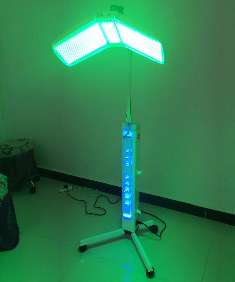 New LED Skin Rejuvenation 120mw High power Floor Standing Professional led pdt bio-light therapy machine Red light Blue light Infrared light therapy