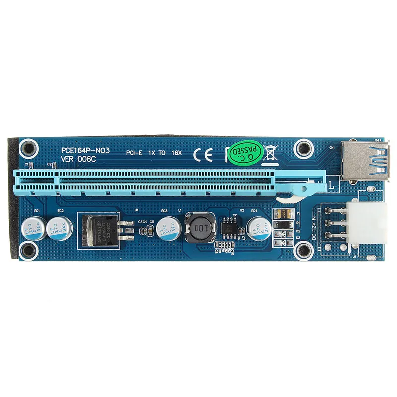 PCIeライザーカードキット GPU拡張用の15ピンSATA電源ケーブル（60cm