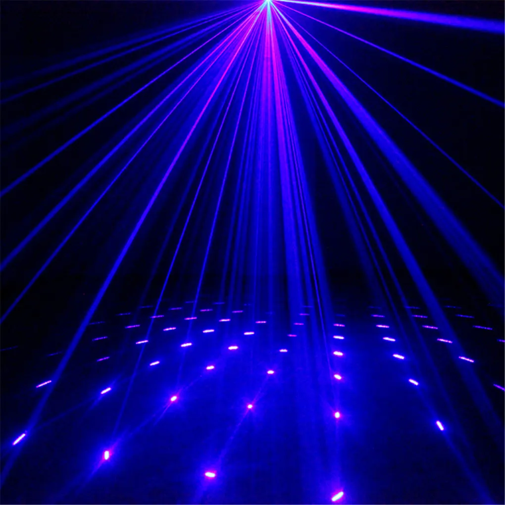 Mini 2 Len 12 GB Green Blue Pattern Projector Stage Equipment Light 3W Blue LED Mixing Effect DJ KTV Show Holiday Laser Stage Lighting L12GB