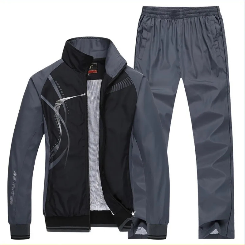 Wholesale- men's Sportswear Man Sporting suits  Tracksuits kocogas hoodies and sweatshirts mens Jackets+Pants 2Pcs 5xl plus siz