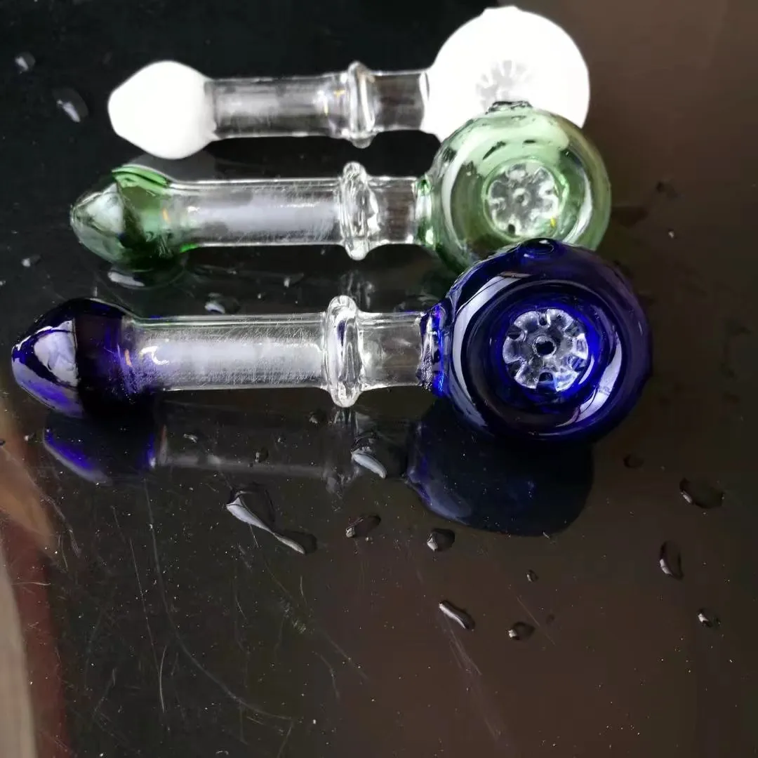 Farbige Schneeflocken Tabakstücke Glasbongs Zubehör Bunte Pfeifenraucher Gebogene Glaspfeifen Ölbrennerpfeifen Wasserpfeifen Dab Rig G