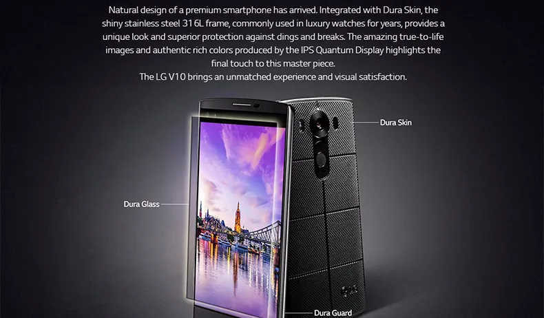 Odnowione telefony komórkowe Oryginalne LG V10 H900 VS990 F600 5.7 