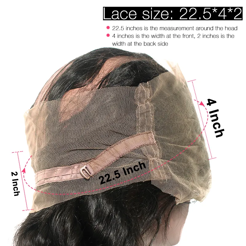 Brasilianskt jungfruhår med stängning 360 Front med buntar Löst våg Virgin hår före plockade hela 360 mänskliga hårbuntar