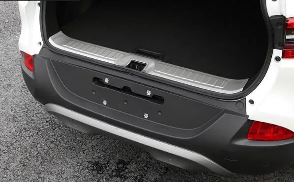 Plaque de protection pour coffre arrière, 2 unités 1 unité interne + 1 unité externe, banderole de coffre arrière, barre de protection pour Renault Kadjar, haute qualité