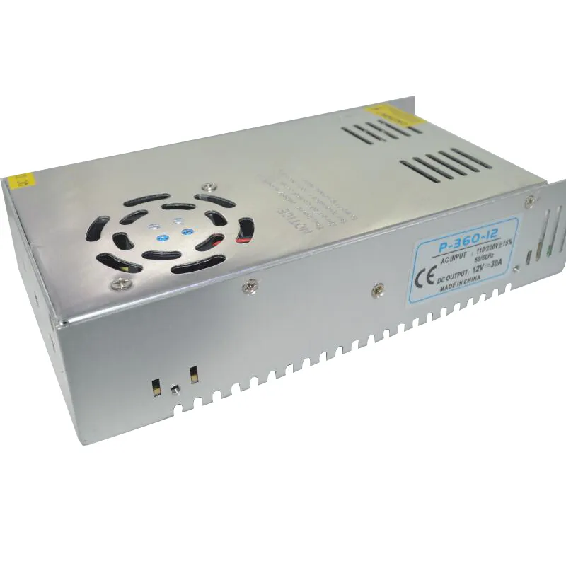 Verlichtingstransformatoren Switching Charger 12V 15a 180W LED -stuurprogramma 360W AC110 220V naar DC12V voeding 30a