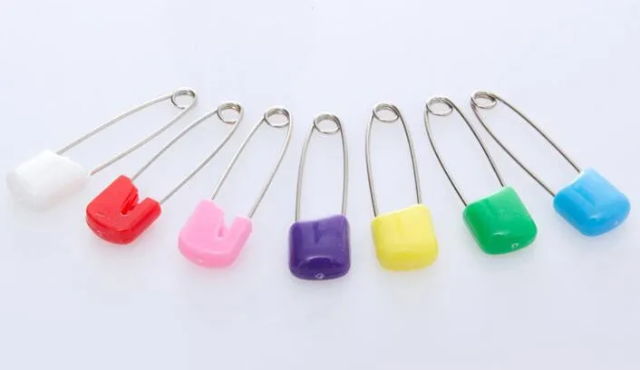 Färgsäkerhet Pin Multi-Purpose Baby Pins Babysäkerhet PinBaby Dress Cloth Nappy Blöja Dusch Craft Pins Game Kit Färg