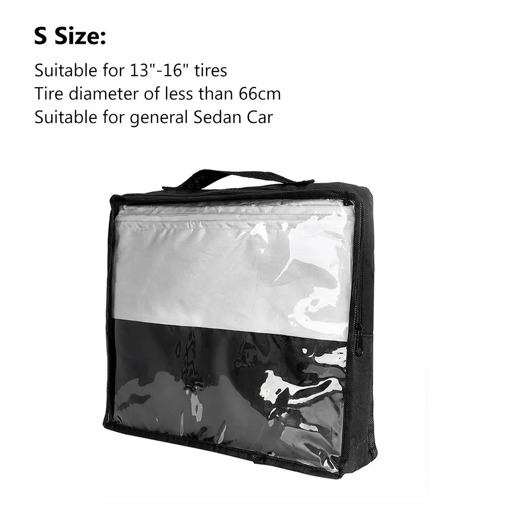 Set Waterproof Car Spare Tyre Cover Sun Shade Oxford Auto Enclosed Tire Pouch Bag Size Adjustable S L Practical Accessories276i