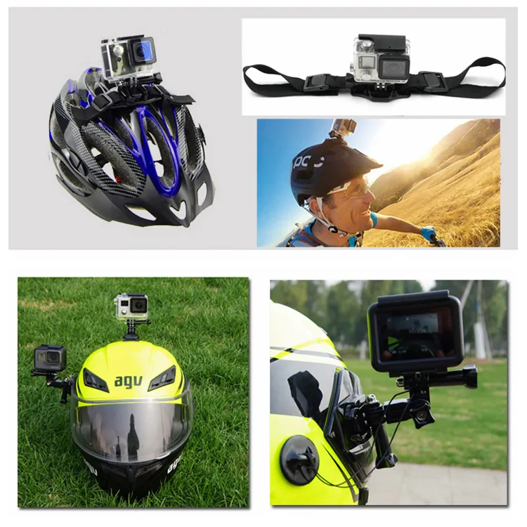 Tillbeh￶r f￶r Go Pro 9 8 Hero 7 6 Black Hero 5 4 3 Kit Mount f￶r SJCAM SJ4000 Xiaomi Yi Camera Eken H9 H9R305U