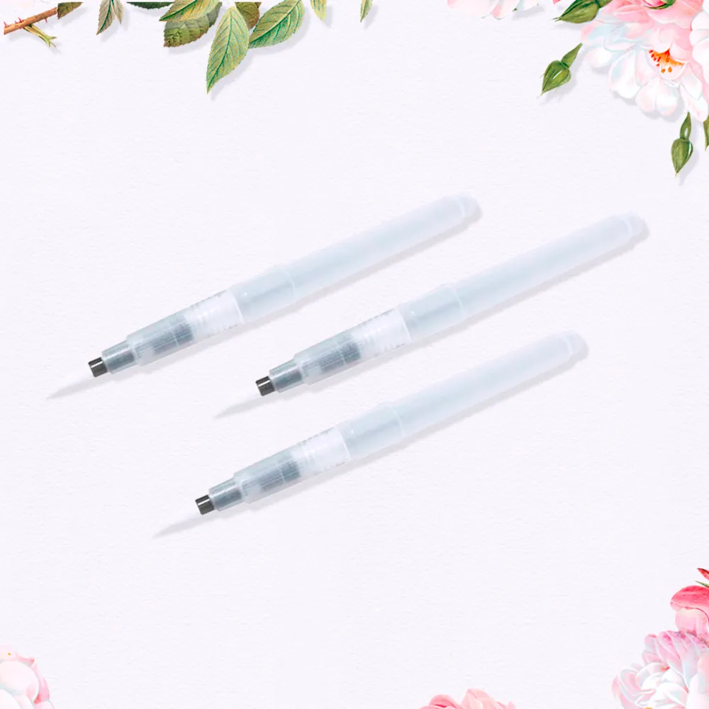 Refillable Pilot Water Brush Ink Pen for Water Color Calligraphy Drawing Painting Illustration Pen Office Stationery