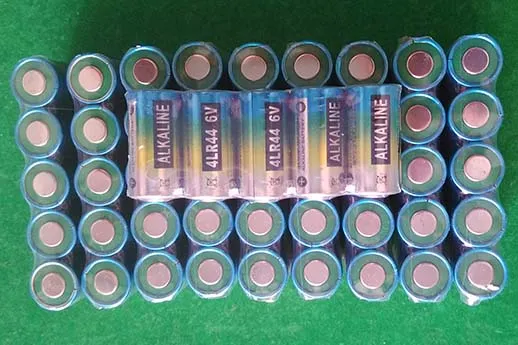 Mercury free 4LR44 4AG13 L1325 A28 6V Alkaline battery for dog collar Invisibale fence Cameras batteries 476A 