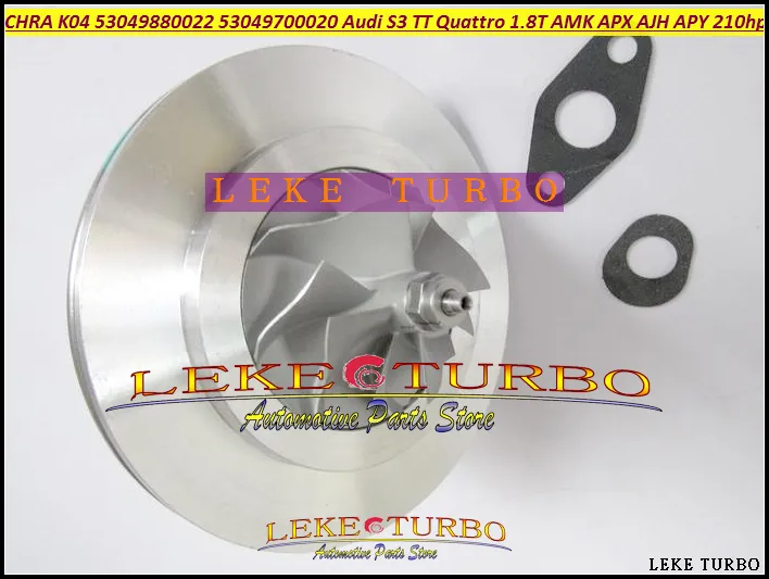 Turbo Cartridge Chra K04 020 53049880020 53049700020 Turbocharger for Audi S3 99- TT Quattro 1.8t 99- Ajh Amk APX APY 1.8L 225HP