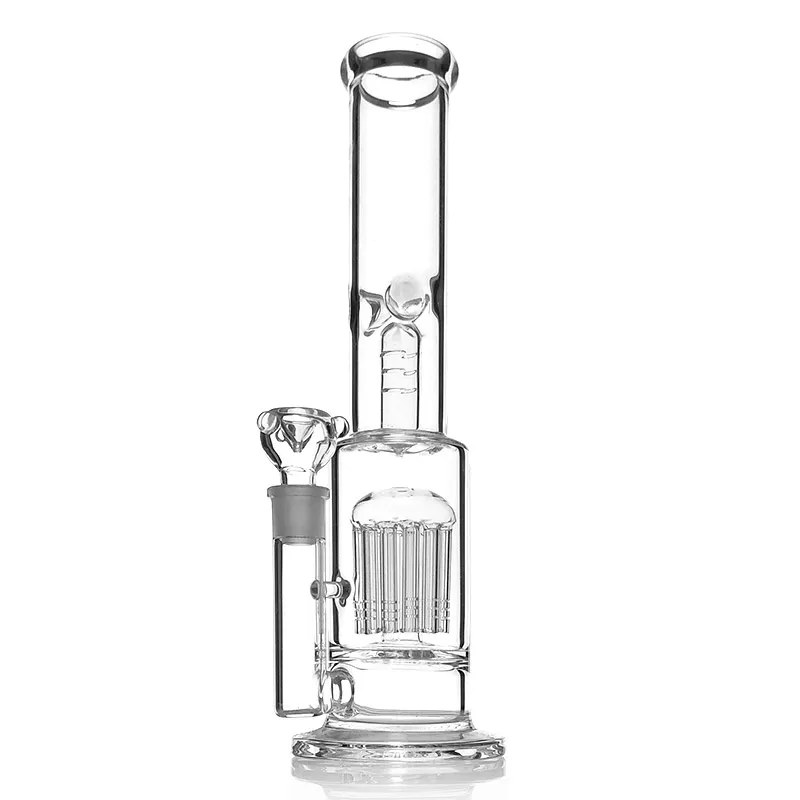 Factory price 18mm female joint 14 Inches giant Bong glass Water Pipe with extraction tube recycle percolator for Smoking 