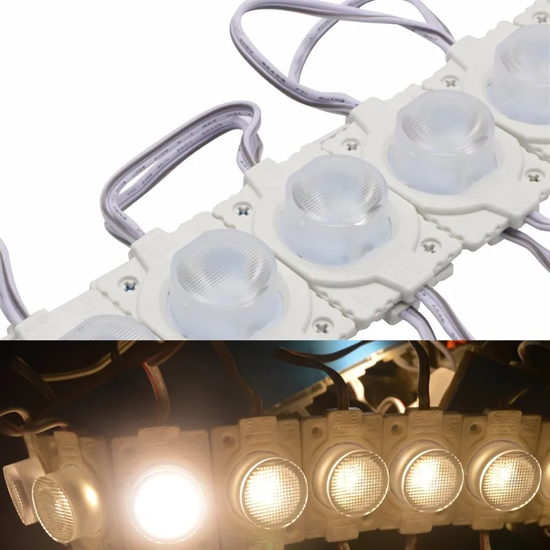 2017 High Bright SMD3030 1.5W LED Modules Light With Lens DC12V LED chip light For LED sign Light Box