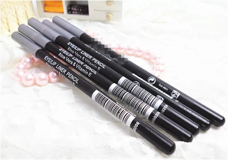 HOT Eyeliner eyebrow Liner Pencil Black / Brown EYE / LIP Liner Pencil Aloe & Vitamin E1.6g DHL 