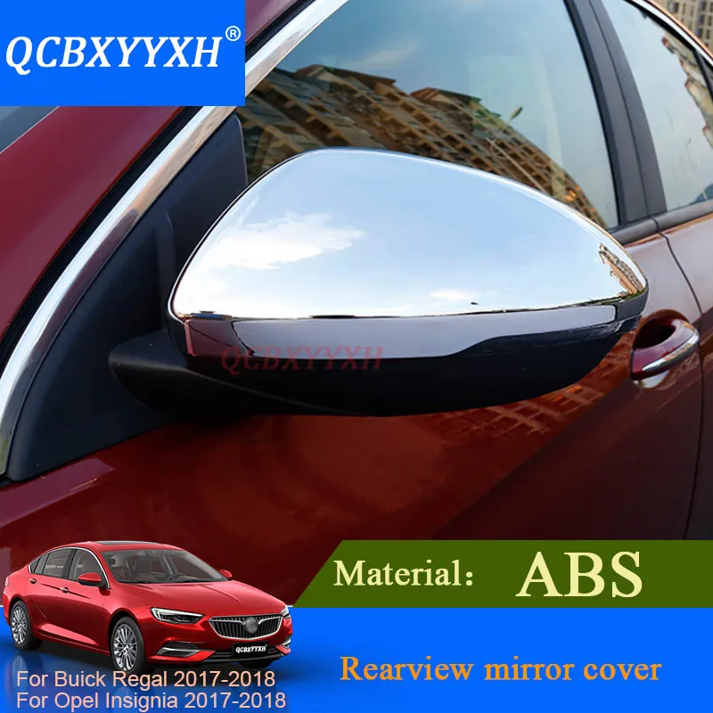 Qcbxyyxh voor Buick Regal Opel Insignia 2017 2018 Auto Achteruitkijkspiegel Cover Frame Sticker Sequin Exterior Decoration Auto Styling