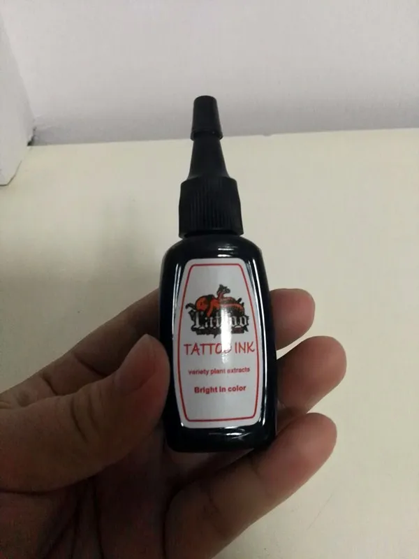 Tattoo One bottle of Top Black Tattoo Ink 1/2 oz Tattoos Permanent Makeup Pigment Supply