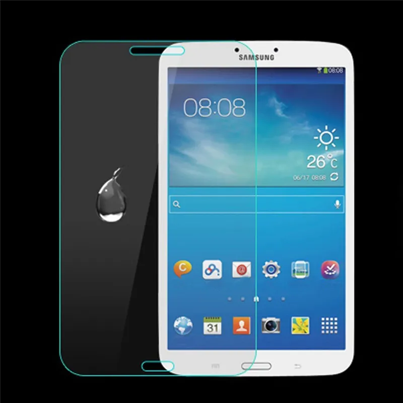 Antidéflagrant 9H 0.3mm Protecteur d'écran en verre trempé pour Samsung Galaxy Tab 3 8.0 T310 T311 gratuit DHL