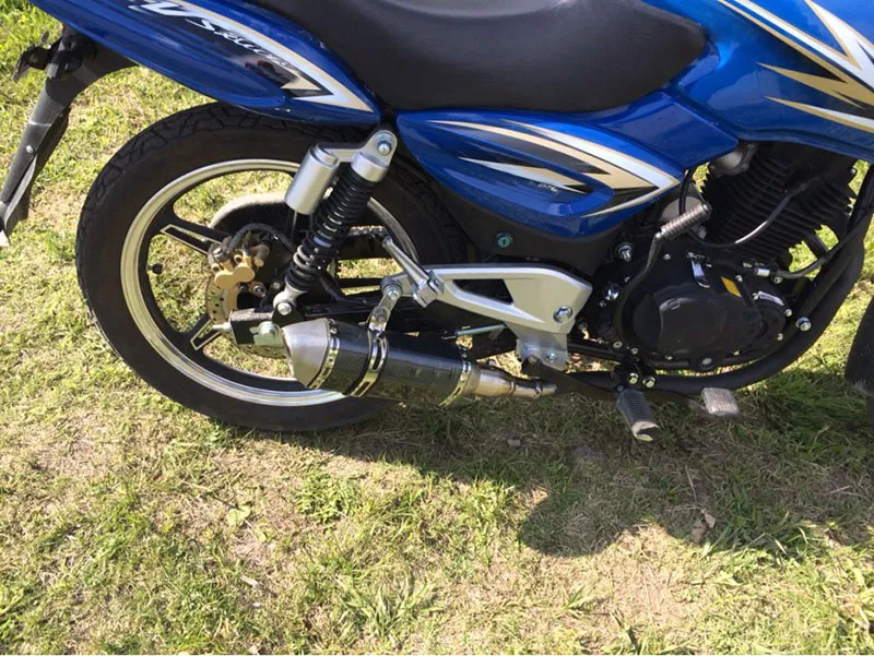 TKOSM 51mm العالمي دراجة نارية العادم [ipe كاتم الصوت العادم سكوتر ل CBR125 CBR250 CB400 CB600 YZF FZ400 Z750