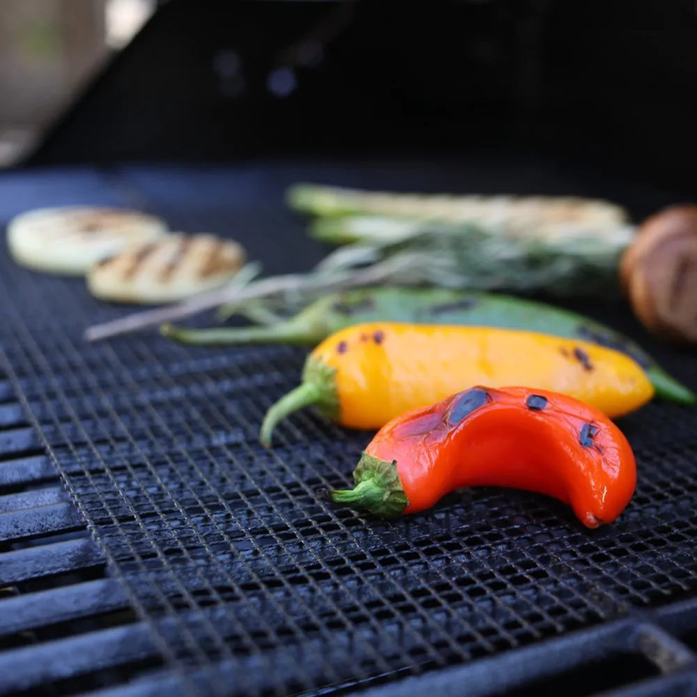 BARBEKÜ Izgara Mat Olmayan Yapışmaz Izgara BARBEKÜ Örgü En İyi Izgara Aksesuarları Için Açık PFOA Için Ücretsiz Izgara Örgü Tepsi Izgara Sebze, Balık, Faji