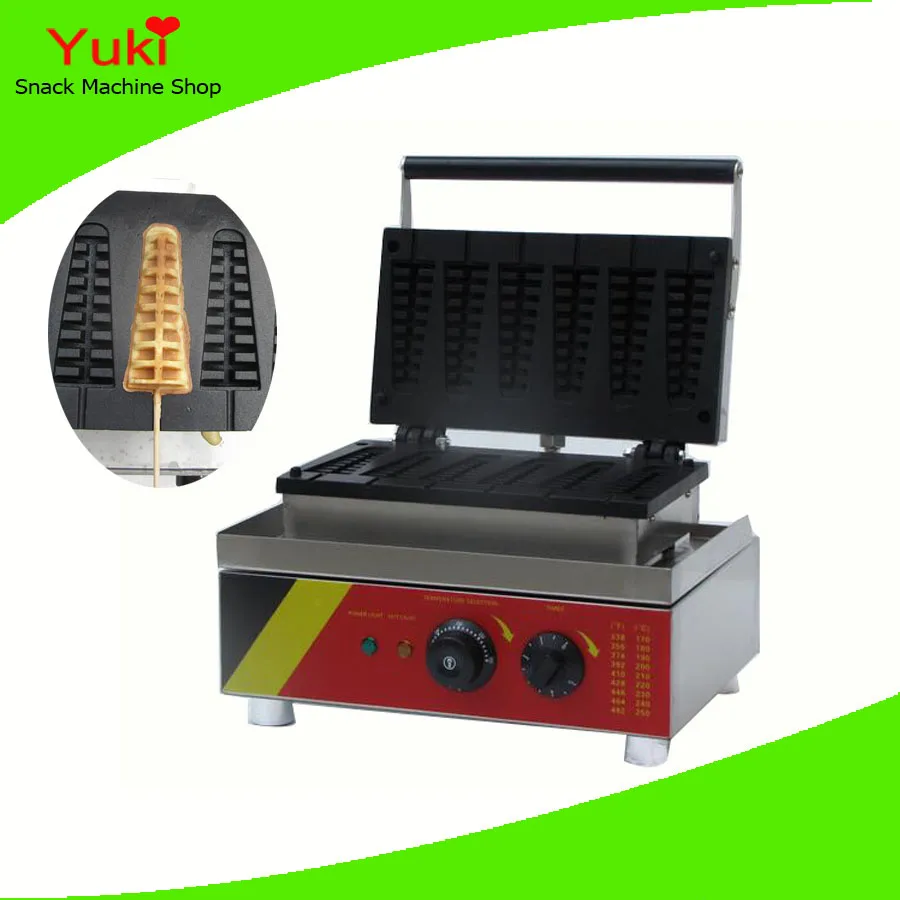 Wholesale Commercial Electric Lolly Waffle Maker Christmas Tree Shape