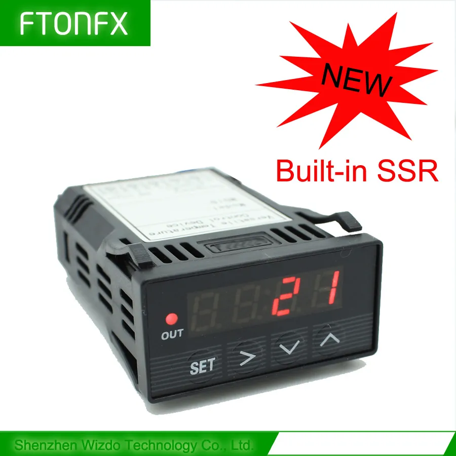XMT7100 PID Digital Temperature Controller - Programmable With SSR Output, Alarm, Red LED Display (for DIY Kilns, Ovens)