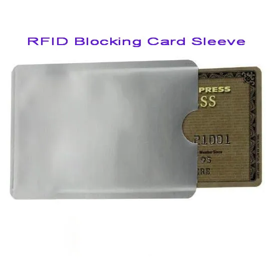 credit card sleeves rfid Credit Card Sleeve with RFID Protection main image 1