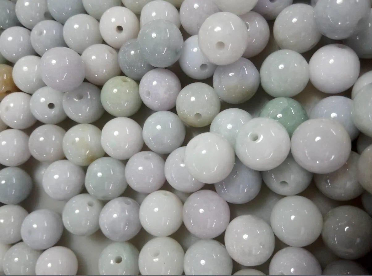 Diametro di giada naturale di 13 mm di perla rotonda 263B