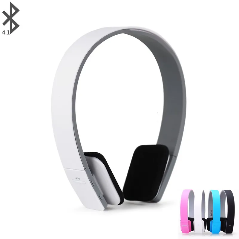 White colour wireless Bluetooth V4.1 Music Headset Mini Sport Stereo Earphone Handfree Headphone for Phone iPhone Samsung Xiaomi