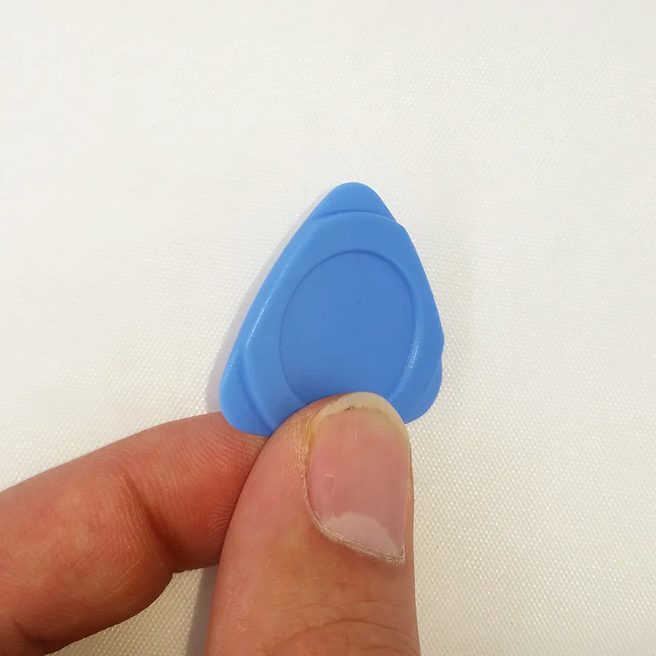 Mais grosso azul plástico trilateral picareta ferramenta de alavanca curiosa abertura kit de ferramentas de reparo de concha placa triangular para celular re4141997