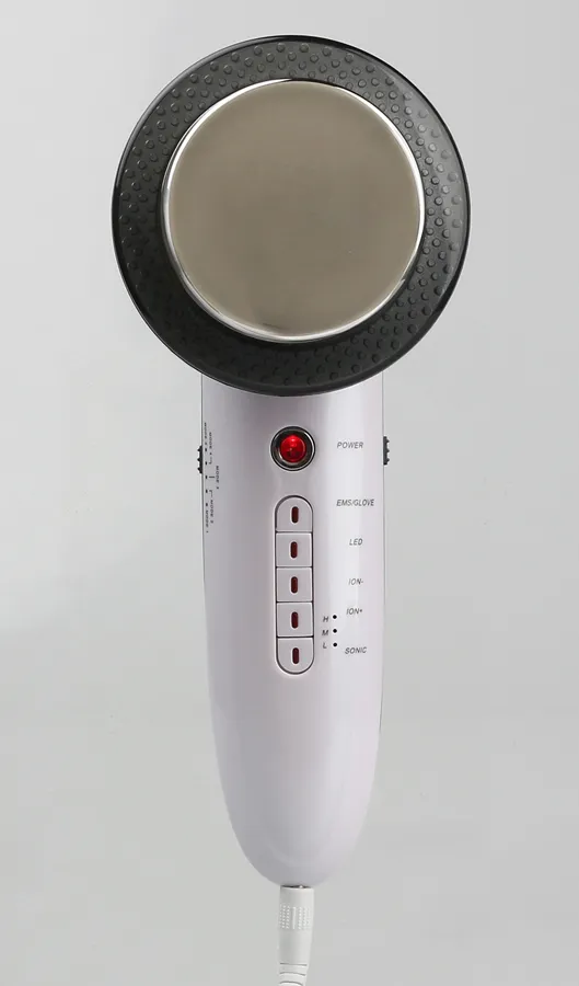 Elitzia ETBZ0110B 6 i 1 kropps multifunktionell färgljusjon ultraljud ems massage bantning instrument