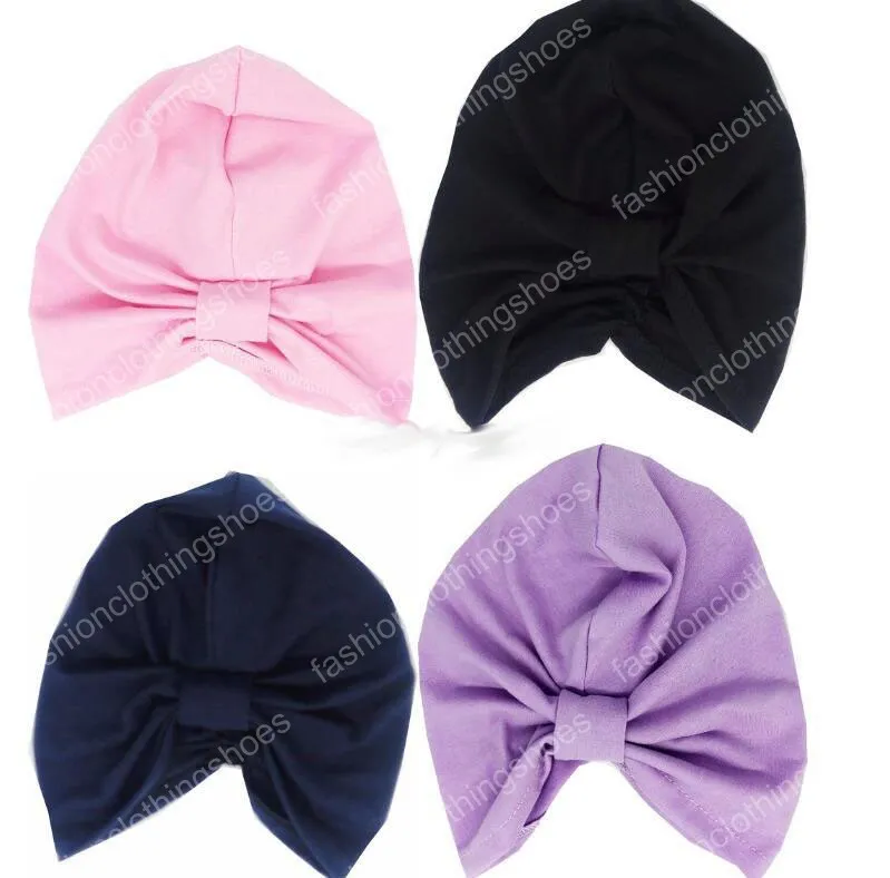 INS Bébé Chevron Or Dot Chapeau Bébé Casquettes Pour Garçons Et Filles Automne Hiver Enfants Chapeaux Enfant BeanieTurban Noeud Chapeaux 0-6 Ans 19 Couleur choisir