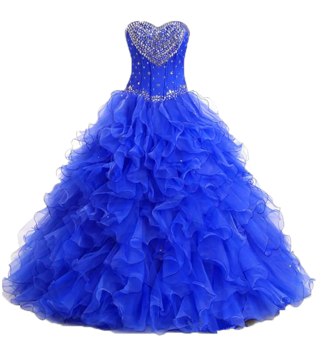 2021 Beaded Sweetheart Gown pretty blue quinceanera dresses with Lace-Up Back and Detachable Skirt - Floor Length Vestido de Festa QC114 2021 Beaded Sweetheart Gown pretty blue quinceanera dresses with Lace-Up Back and Detachable Skirt - Floor Length Vestido de Festa QC114