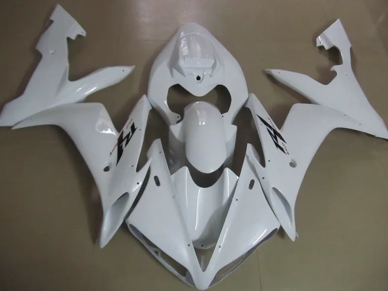 Injectie Mold Fairing Kit voor Yamaha YZFR1 2004 2005 2006 Witte kluizen Set YZF R1 04 05 06 OT03