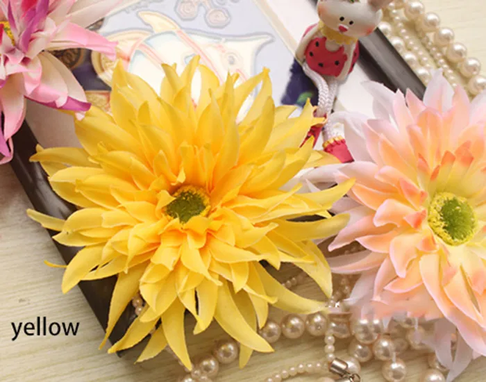 dia11cm/4.3inch wholesale emulational silk big coreopsis flower head for home,garden,wedding,or wall ornament decoration