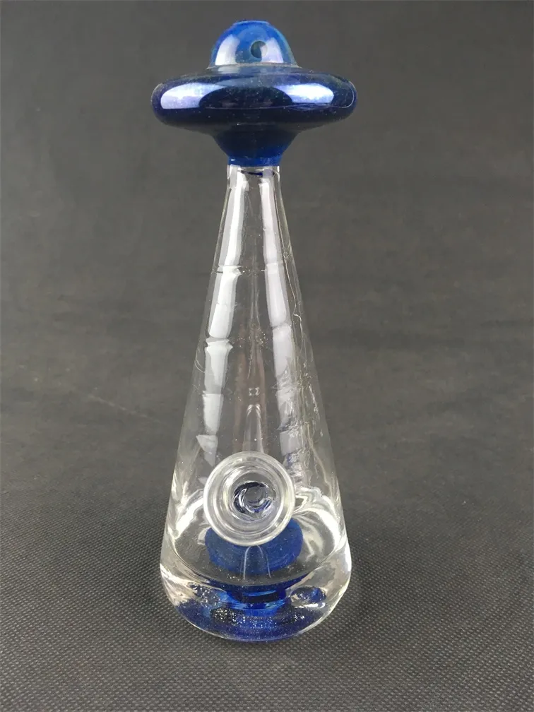 Blue Ufo bong, glass beaker hookah, 14mm joint welcome to order, price concessions
