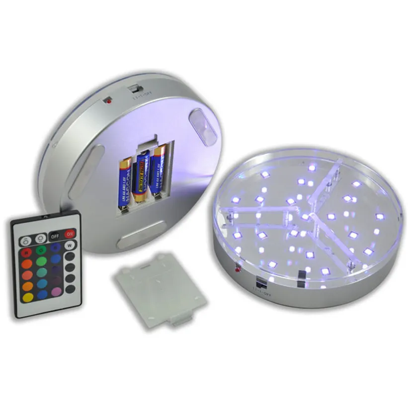 6 Inch LED Display Pool Lights With Remote Control For Party, Wedding