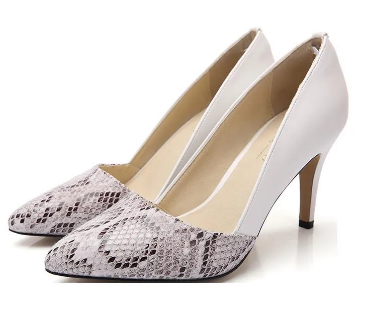 Womens Pointed Toe Low Heel Pumps Single Shoes for Work Career