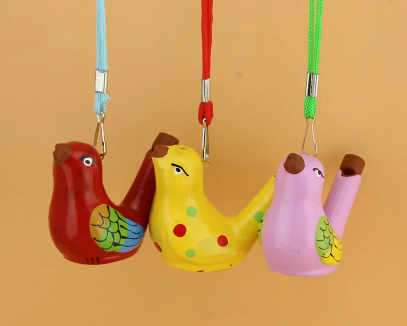 Ceramic water bird whistle home decoration children gifts