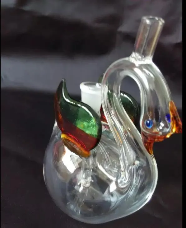 A-07 Altura Bongglass Klein Recycler Oil Rigs Tubulação De Água Cabeça de Chuveiro Perc Bong Tubos De Vidro Hookahs