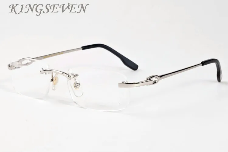 Ретро буйвола роговые очки женщин модные солнцезащитные очки для мужской золотой серебряный серебряный кадр Cleans Eyeglasses с окуно