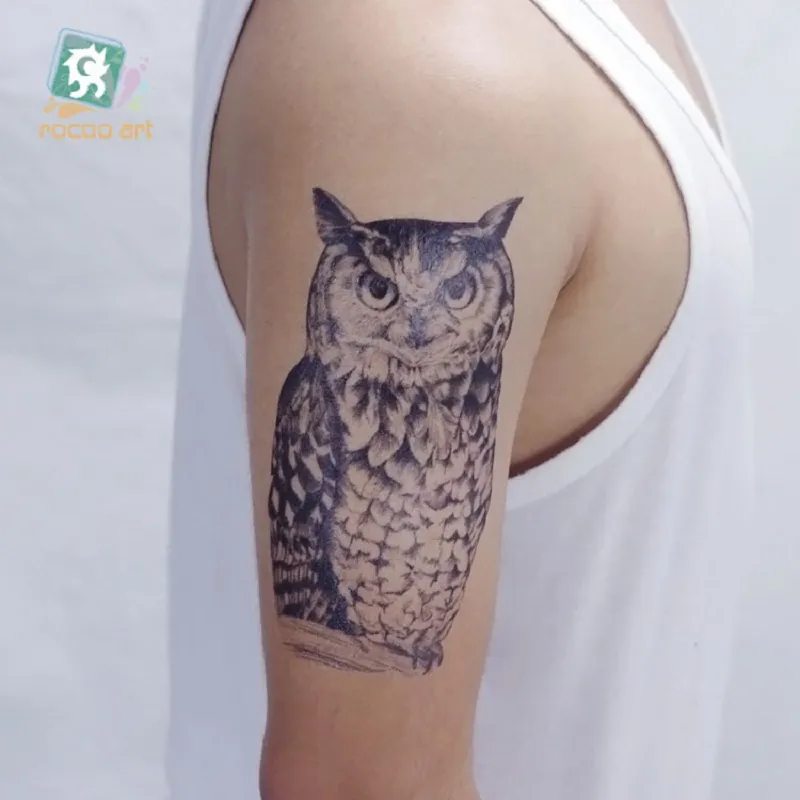 19*12cm Temporary fake tattoos Waterproof tattoo stickers body art Painting for party decoration etc mixed vintage owl