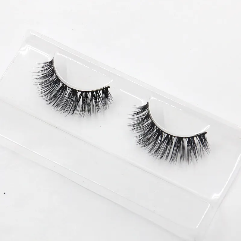 100% echte nerts natuurlijke dikke valse nep wimpers oog lashes make -up extensie schoonheidstools