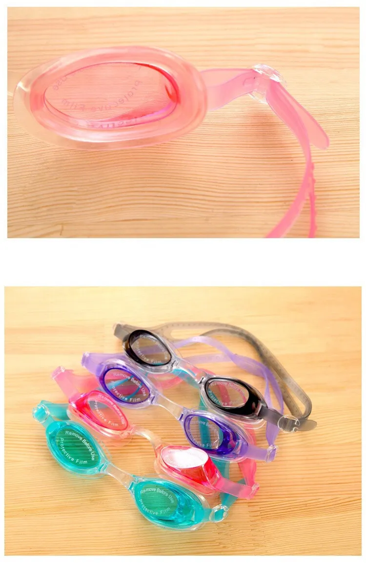 Enfants Enfants Lunettes De Natation Lunettes De Natation Antibuée Haute Définition Garçons Filles Natation Lunettes De Plongée Bouchons D'oreilles Silicone Réglable